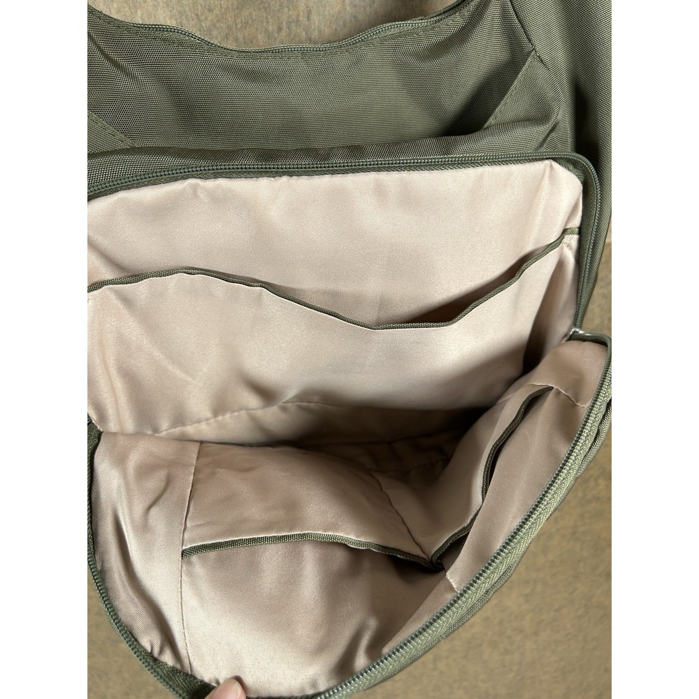 Travelon Anti-Theft Bag, Olive Green, Tan Interior, Great Condition - Picture 3 of 11